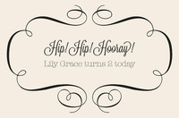 Flourish Paper Placemats with Festive Text