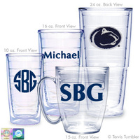 Penn State University Personalized Chenille Tumblers