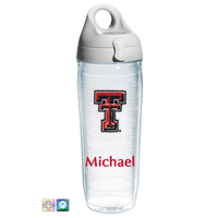 Texas Tech University Personalized Chenille Water Bottle