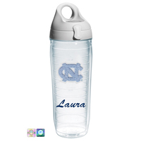 University of North Carolina Personalized Chenille Water Bottle