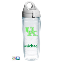 University of Kentucky Personalized Neon Green Water Bottle