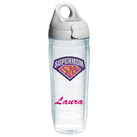Personalized Super Mom Tervis Water Bottle