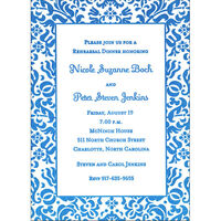 Chloe Border Letterpress Invitations