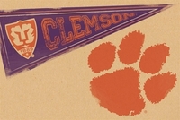 Clemson University Pep Rally Paper Placemats