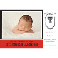 Texas Tech University Photo Baby Announcements