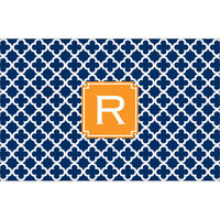 Navy Bristol Tile Placemats