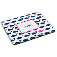 Navy Whale Repeat Mousepad