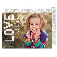 Love Everyday Holiday Photo Cards