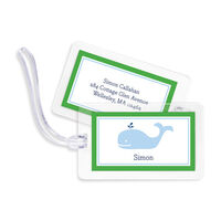 Whale Luggage Tags