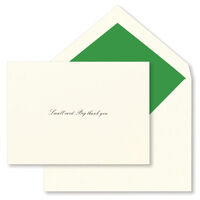 Small Card Big Thank You Note Cards