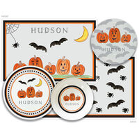Haunted Halloween 4-Piece Dinnerware Set