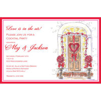 Valentine Door Invitations