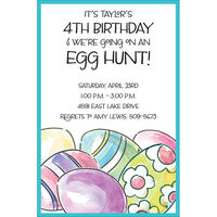 Painted Eggs Invitations