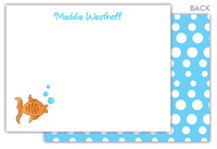 Goldie the Fish Flat Note Cards