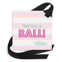 Gumball Gift Tags with Attached Ribbon