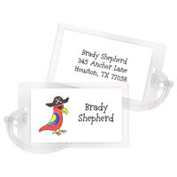 Pirate Parrot ID Luggage Tags