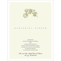 Green Hydrangea Invitations