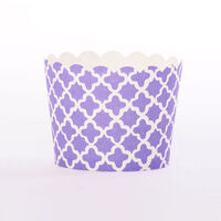 Lilac Spade Small Baking Cups