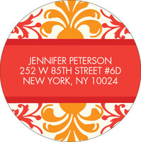 Fall Floral Address Labels