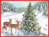 Woodland Christmas Holiday Cards