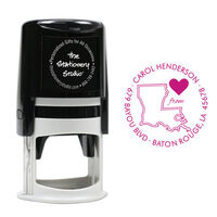 Love from Louisiana Self Inking Stamper