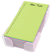 Long List Sheets in Anthony Font with Acrylic Holder