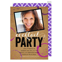 Cocktail Party Photo Invitations