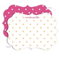 Personalized Dreamsicle Dot Stationery