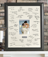 Personalized Wedding Wishes Signature Frame