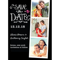 Black Portraits Save the Date Magnets