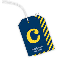 Navy and Yellow Little Hanging Gift Tags