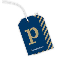 Navy and Gold Little Hanging Gift Tags