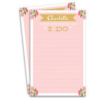 Pink Sweet Bridal Checklist Notepads