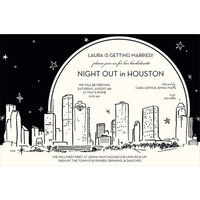 Houston Skyline Invitations