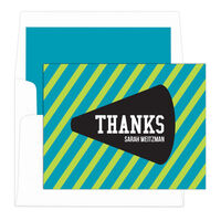 Green Cheer Thank You Note Cards
