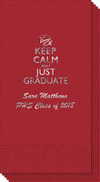 Keep Calm and Just Graduate Guest Towels
