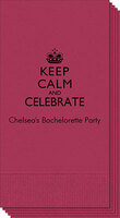Keep Calm and Celebrate Guest Towels