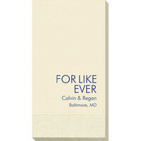 For Like Ever Guest Towels