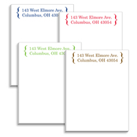 Colorful Address Notepad Collection