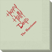 Fun Happy Holly Days Napkins