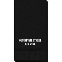 Any Address Guest Towels