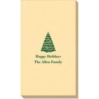 Christmas Tree Linen Like Guest Towels
