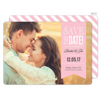 Blush Endearing Love Photo Save the Date Cards
