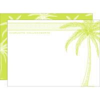 Palm Beach Front Flat Note Cards