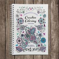 Personalized Creative Adult Travel Coloring Book