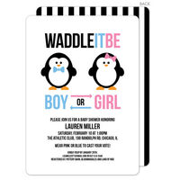 Waddle It Be Shower Invitations