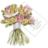 Spring Bouquet Die-cut Invitations