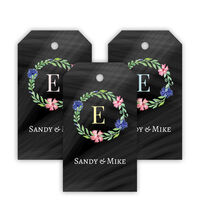 Floral Wreath Hanging Gift Tags