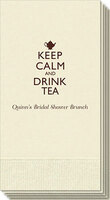 Keep Calm and Drink Tea Guest Towels
