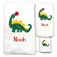Boy's 3-Piece Dinosaur Towel Set